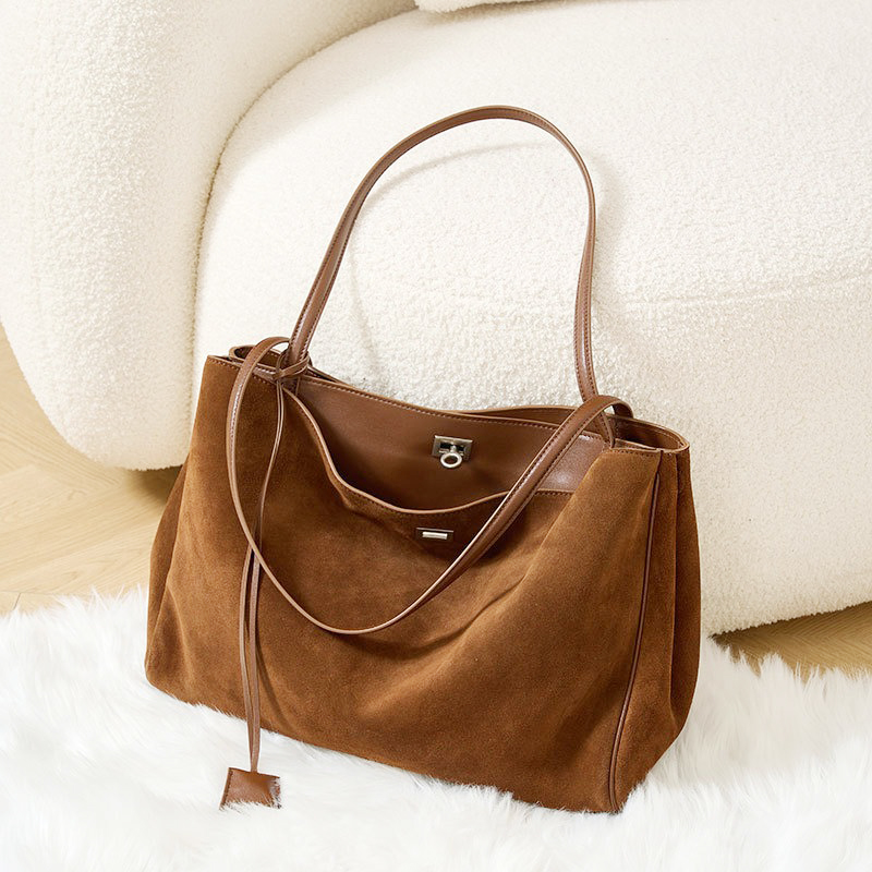 Luxury Bags Tote - Sac fourre-tout en cuir de vachette