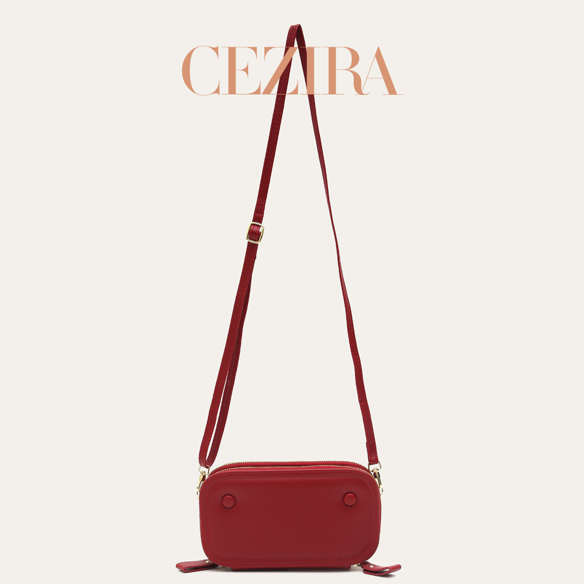 Sac carré en cuir rouge brilla - Luxury Bags Cute avis et prix