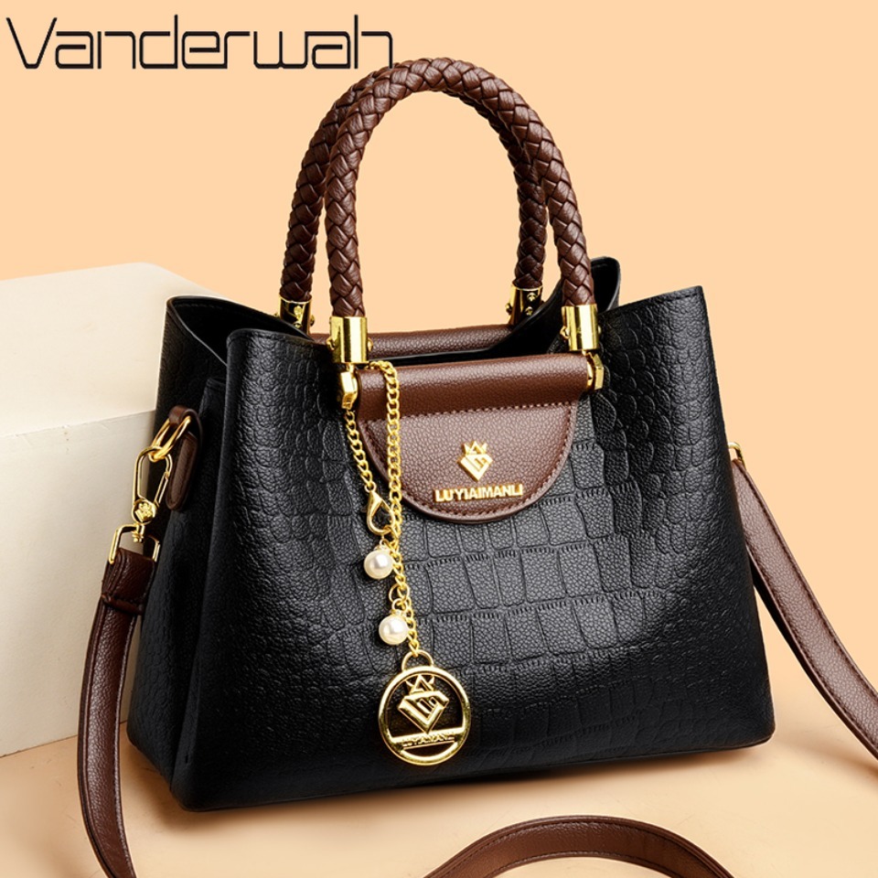 Poignée tissée véritable marqu - Luxury Bags Tote avis et prix